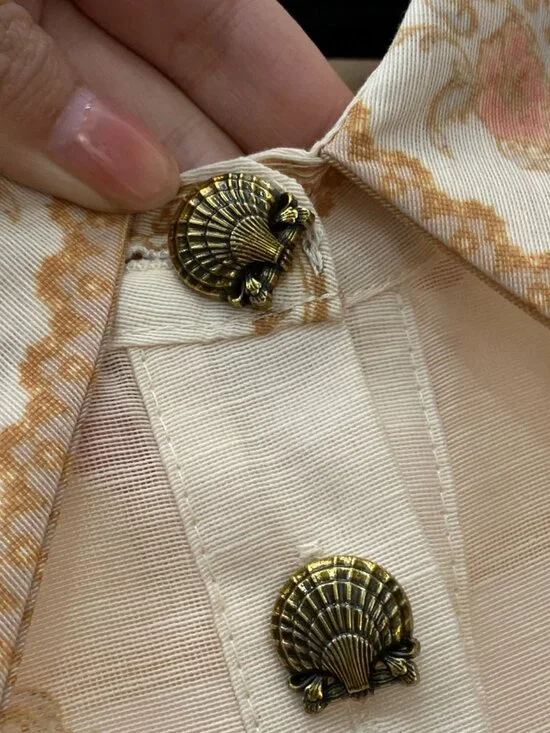 Agua by Agua Bendita Cream Seascape & Floral Embroidered Belted Mini Dress - Picture 9 of 10